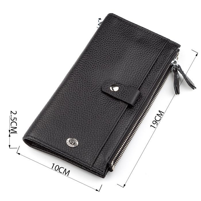 Гаманець ST Leather Чорний (18383) зображення 3