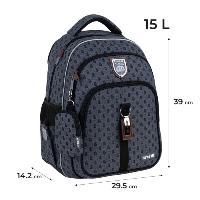 Рюкзак шкільний Kite Education 763M College Line Boy (K25-763M-3) зображення 2
