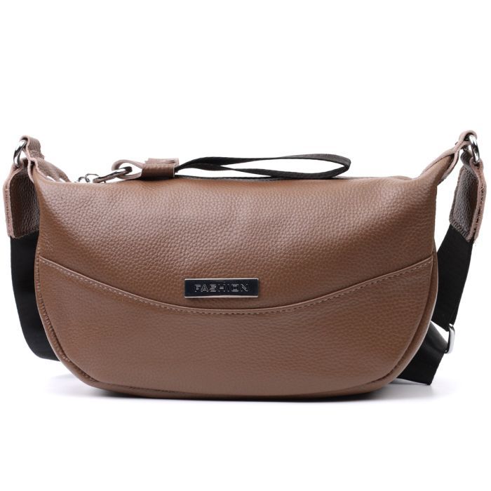 Сумка Vintage Из натуральной кожи Коричневая (22619) изображение 6