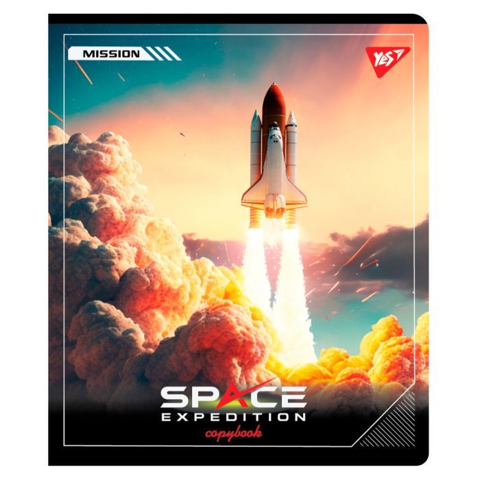 Зошит Yes Space expedition 18 аркушів лінія (767534) зображення 3