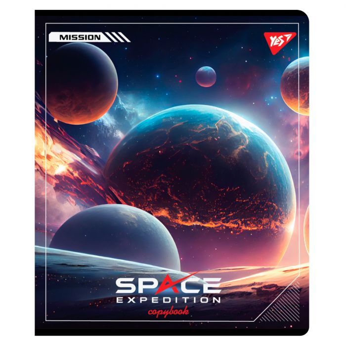 Зошит Yes Space expedition 18 аркушів лінія (767534) зображення 4