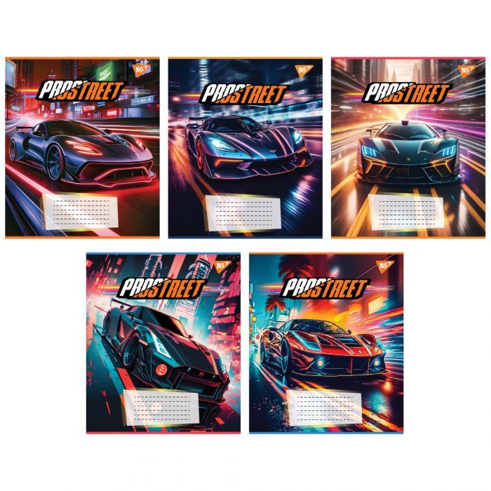 Тетрадь Yes Prostreet А5 36 листов линия (767092)