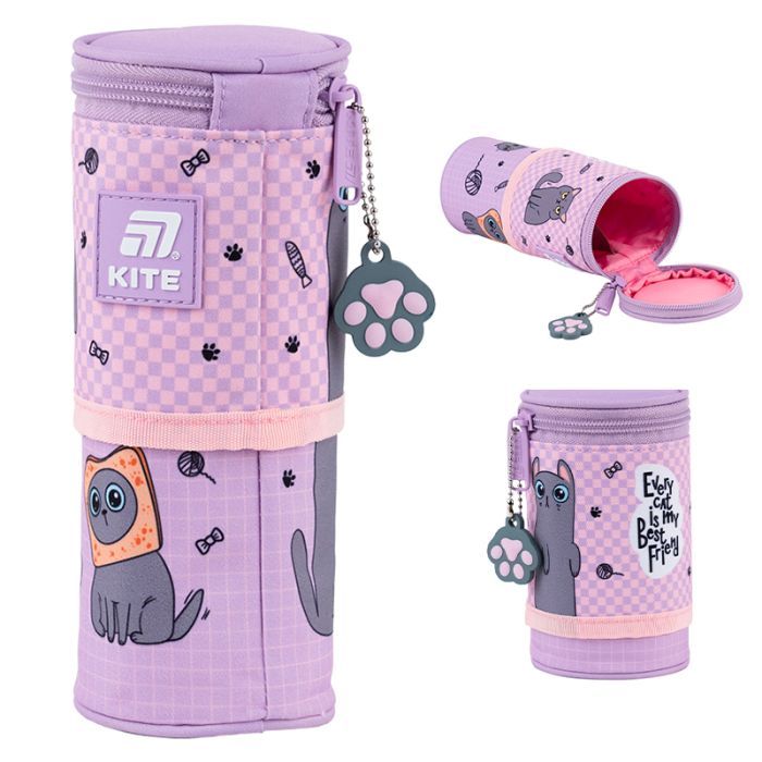 Пенал Yes 684 Lazy Cats (K25-684-3)