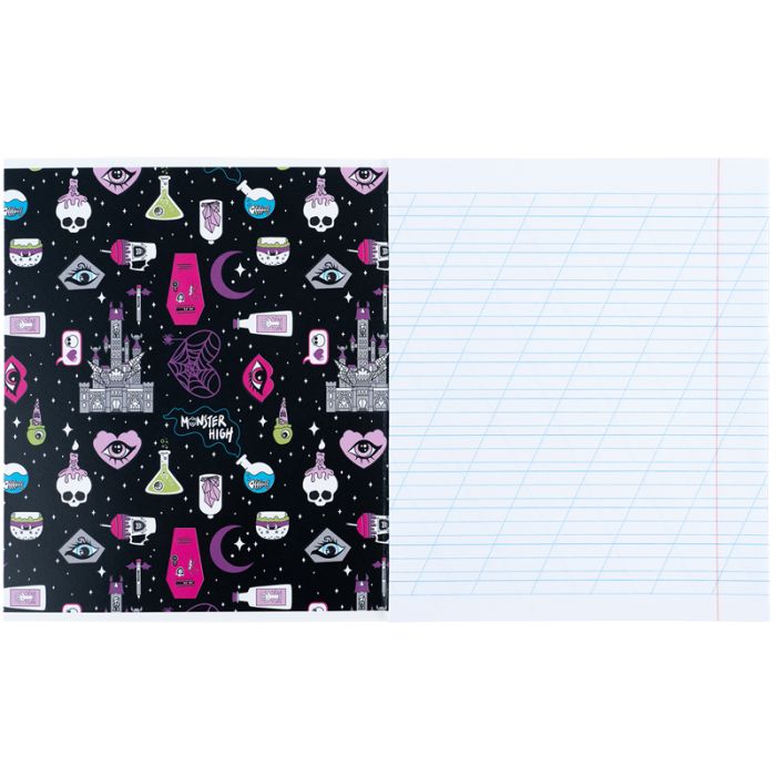 Зошит Kite Monster High, 12 аркушів, коса лінія (MH25-235) зображення 2