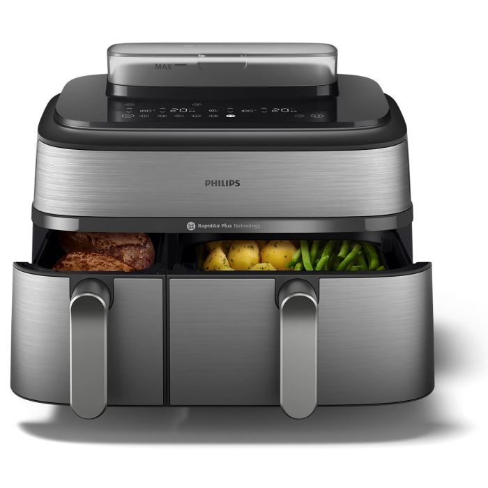 Мультипіч Philips Dual Basket Airfryer 5000 Series (NA555/00) зображення 3