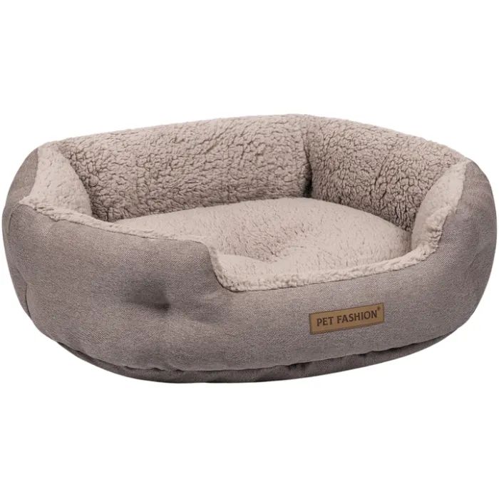 Лежак для тварин Pet Fashion BRIG 58х48х20 см кавовий (4823082441488)