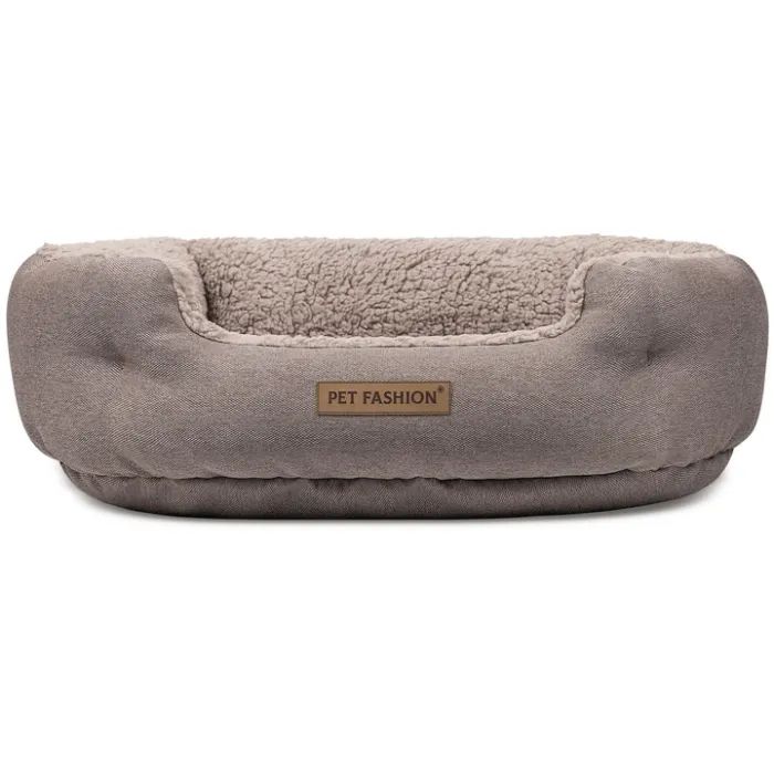 Лежак для тварин Pet Fashion BRIG 58х48х20 см кавовий (4823082441488) зображення 3