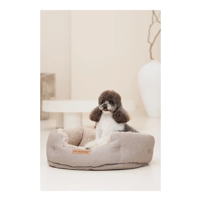 Лежак для тварин Pet Fashion BRIG 58х48х20 см кавовий (4823082441488) зображення 6