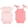 Боди детское Miniworld набор 2 штуки (4753-56G-pink)
