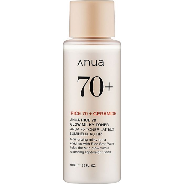 Тонік для обличчя Anua Rice 70 Glow Milky Toner 40 мл (8809640736568)