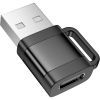 Переходник UA31D USB M to USB-C F USB2.0 Black HOCO (6942007628143) изображение 4