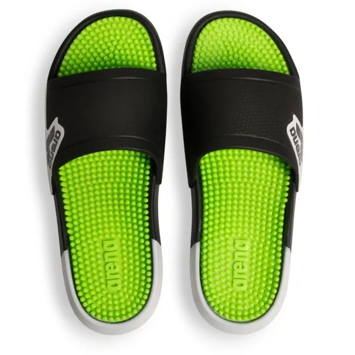 Шлепанцы Arena Marco Active 009279-120 чорний, зелений 45 (3468337513469) изображение 2