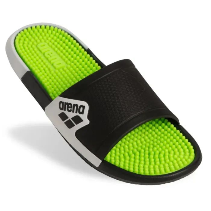 Шлепанцы Arena Marco Active 009279-120 чорний, зелений 45 (3468337513469) изображение 3