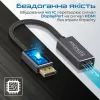 Перехідник DisplayPort to HDMI Promate (medialink-dp.black) зображення 5