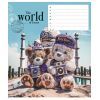 Тетрадь Школярик The World of Bears 12 листов клетка (012-3443K) изображение 4