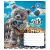 Тетрадь Школярик The World of Bears 12 листов клетка (012-3443K) изображение 5