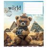 Тетрадь Школярик The World of Bears 12 листов клетка (012-3443K)