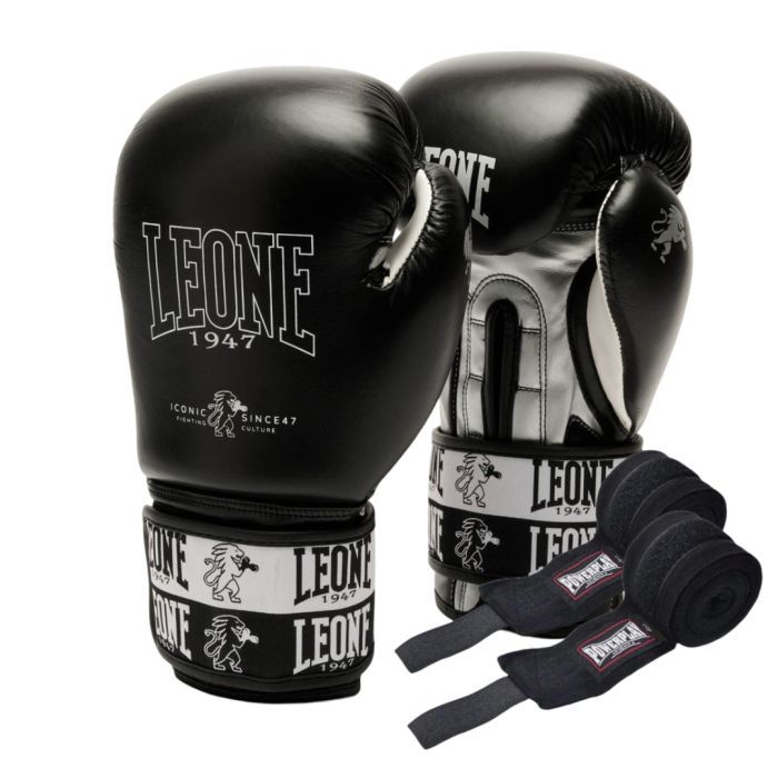 Боксерские перчатки Leone GN208 Iconic Red 10 унцій (GN208_Red_10oz)