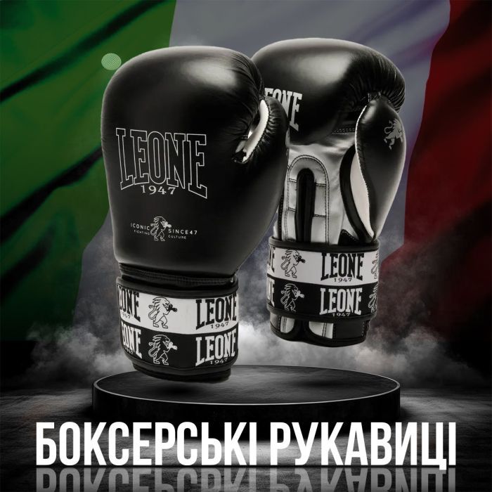 Боксерские перчатки Leone GN208 Iconic Red 10 унцій (GN208_Red_10oz) изображение 2