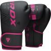 Боксерские перчатки RDX F6 Matte Pink 12 унцій (BGR-F6MP-12OZ) изображение 2