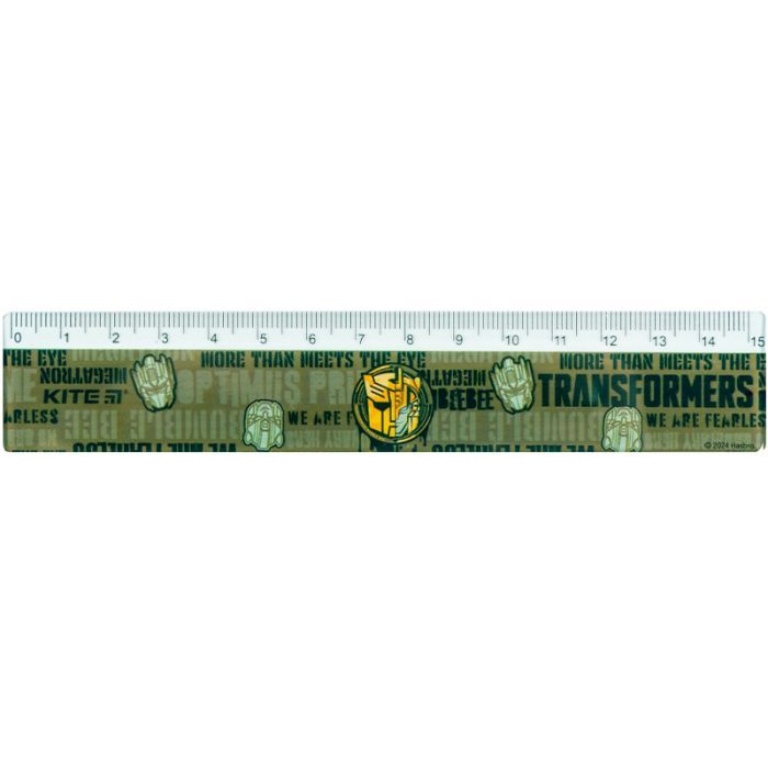 Линейка Kite Transformers, 15 см (TF24-090)