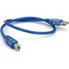 Кабель для принтера USB 2.0 AM/BM 0.5m blue Ritar (YT-AM/BM-0.5TBL)