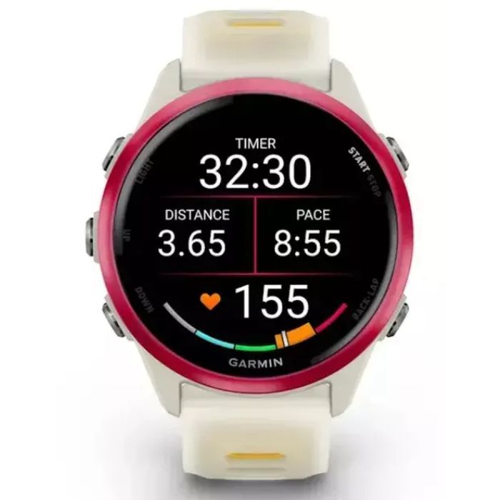 Смарт-часы Garmin Forerunner 570 - 42MM, Bone/Raspberry/Mango, GPS смарт-годин (010-02970-02) изображение 8