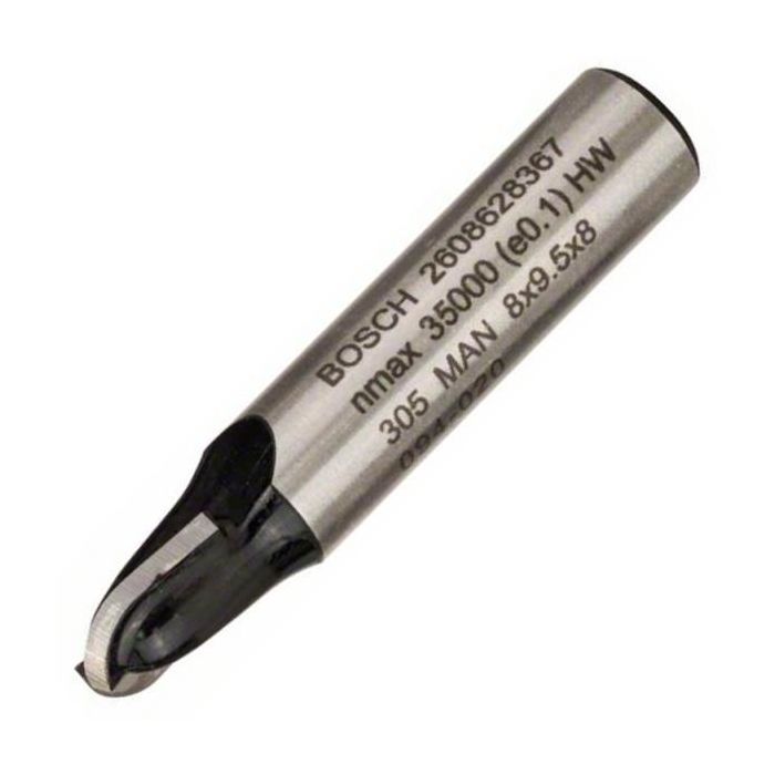Фреза Bosch Professional галтельна, Std, S8, R6, D12, L9.2 (2.608.628.368)
