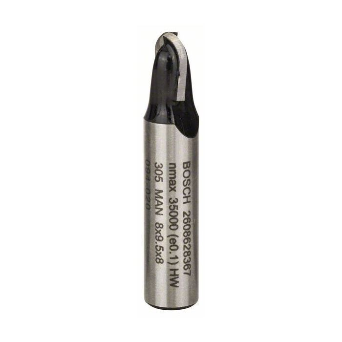 Фреза Bosch Professional галтельна, Std, S8, R6, D12, L9.2 (2.608.628.368) зображення 2