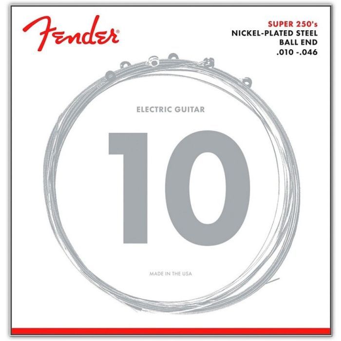 Струны для гитары Fender 250R Nickel-Plated Steel Guitar Strings (10-46) (A009836)