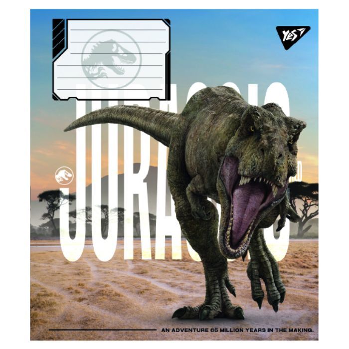 Зошит Yes JURASSIC WORLD ALIVE А5 96 аркушів клітинка (767690) зображення 2