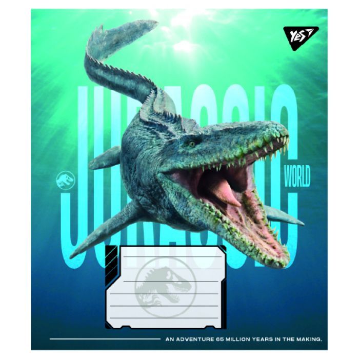 Зошит Yes JURASSIC WORLD ALIVE А5 96 аркушів клітинка (767690) зображення 3
