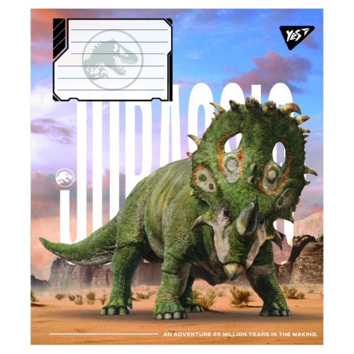 Зошит Yes JURASSIC WORLD ALIVE А5 96 аркушів клітинка (767690) зображення 4