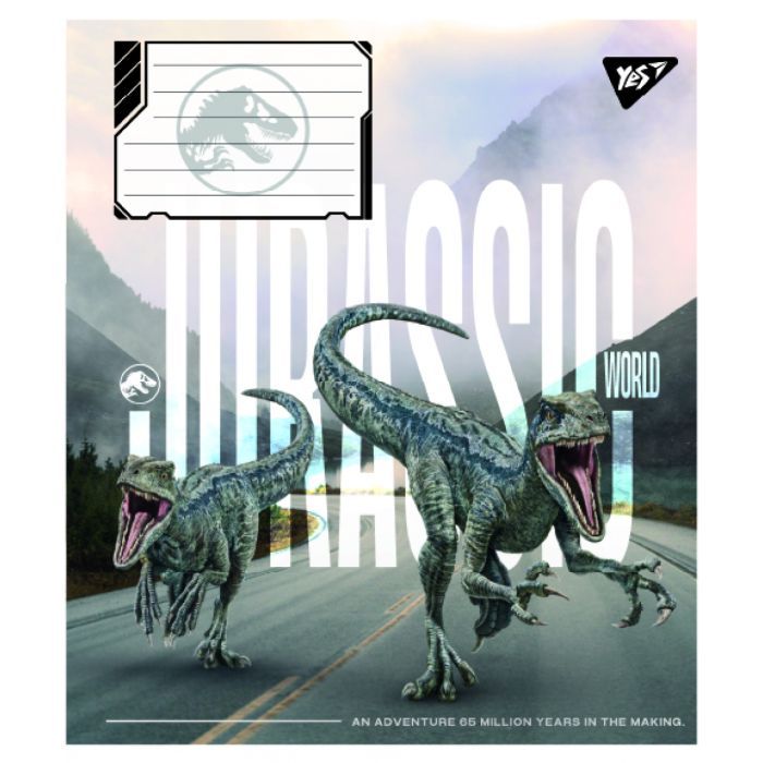 Зошит Yes JURASSIC WORLD ALIVE А5 96 аркушів клітинка (767690) зображення 5