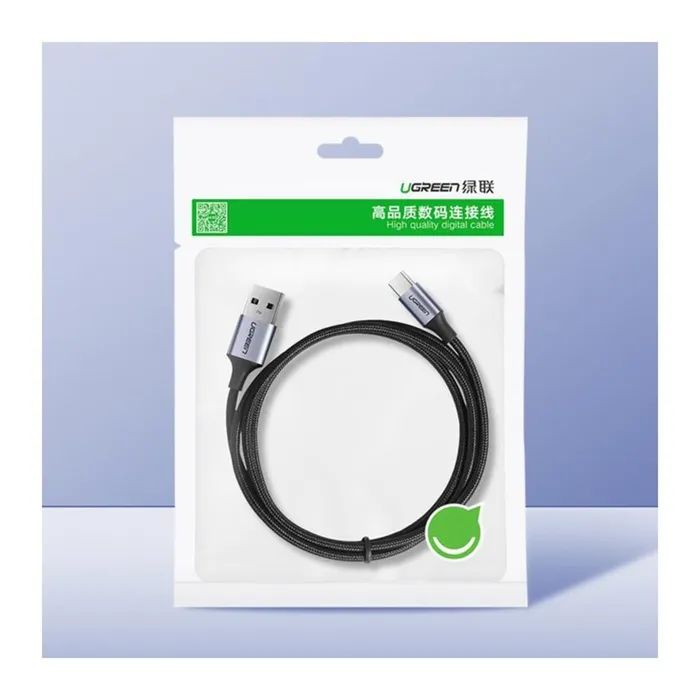 Дата кабель USB 2.0 AM to USB-C 1.5m Ugreen (UGR-60127) изображение 7