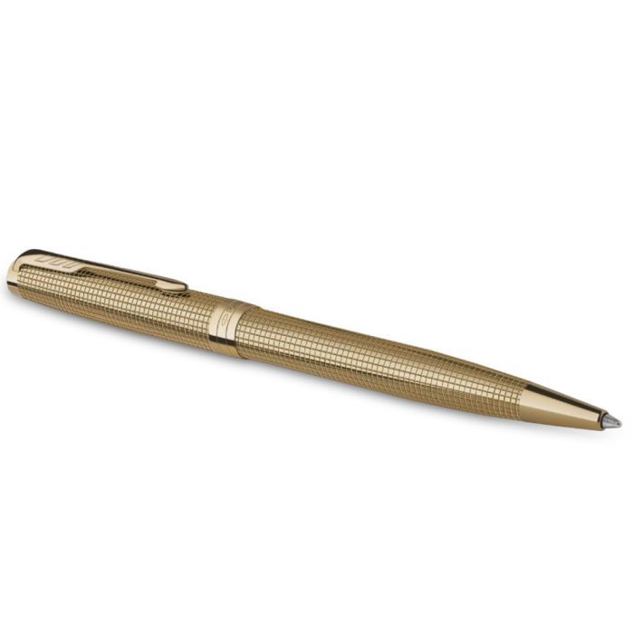 Ручка шариковая Parker SONNET 17 SE Cisele Gold GT BP + бархатный чехол (68 632) изображение 2