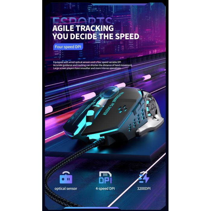 Мышка XO M10 Wireless Black/Silver (M10 Black+Silver) изображение 4