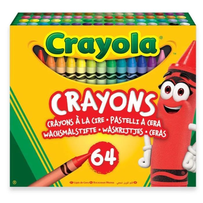 Карандаши цветные Crayola воскові, 64 шт (52-6448)