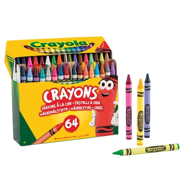 Карандаши цветные Crayola воскові, 64 шт (52-6448) изображение 2