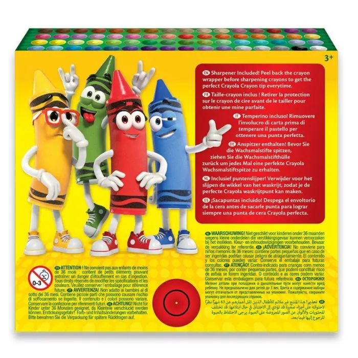 Карандаши цветные Crayola воскові, 64 шт (52-6448) изображение 4