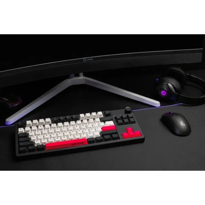 Клавиатура Lorgar KBP70TKLW Wireless TKL Mechanical Pro UA Black/Red (LRG-KBP70TKLW-BK-US) изображение 7