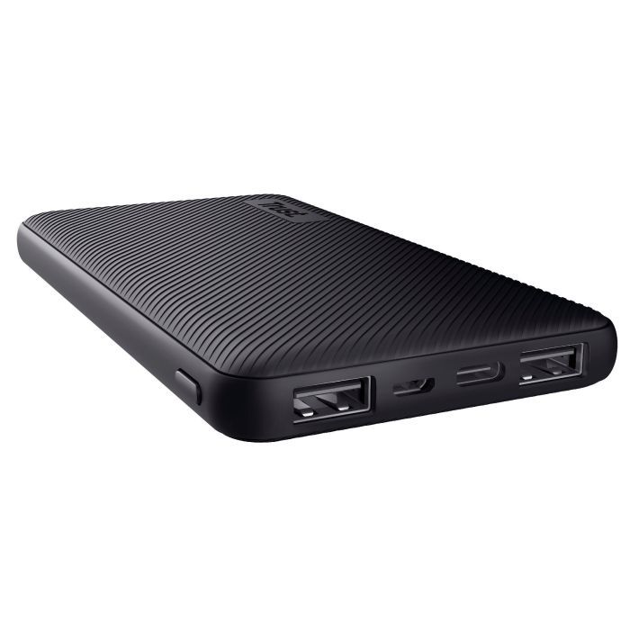 Батарея універсальна Trust 10000mAh Primo ECO, 2хUSB-A/USB-C, 15W, black (24678_TRUST)
