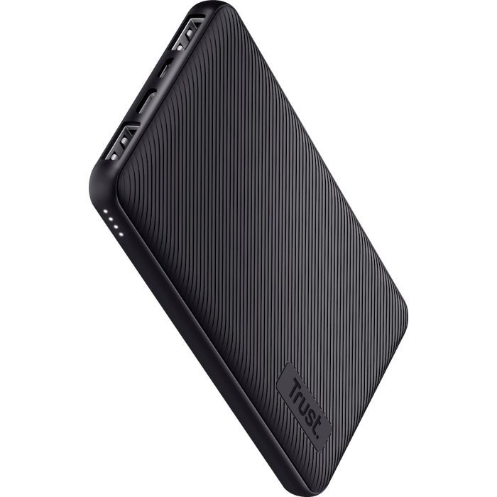 Батарея універсальна Trust 10000mAh Primo ECO, 2хUSB-A/USB-C, 15W, black (24678_TRUST) зображення 3