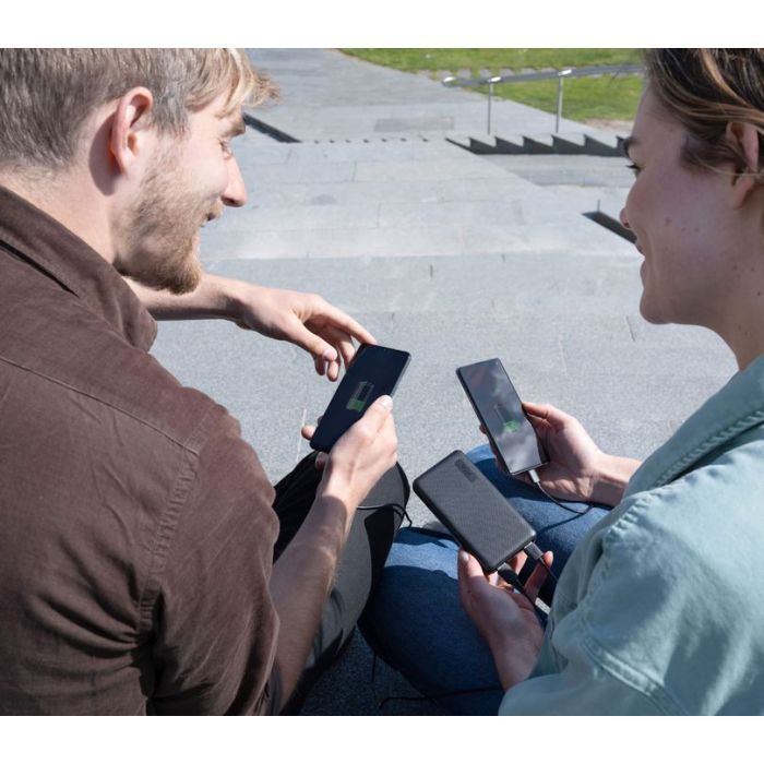 Батарея універсальна Trust 10000mAh Primo ECO, 2хUSB-A/USB-C, 15W, black (24678_TRUST) зображення 8