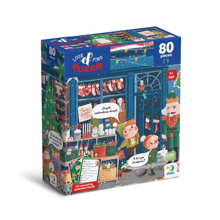 Пазл DoDo Ищи и находи Зимние праздники, 80 элементов (300663)