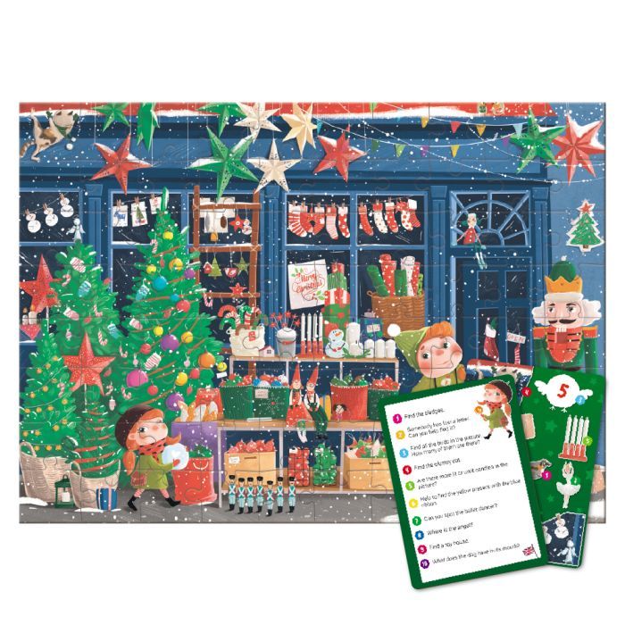 Пазл DoDo Ищи и находи Зимние праздники, 80 элементов (300663) изображение 3