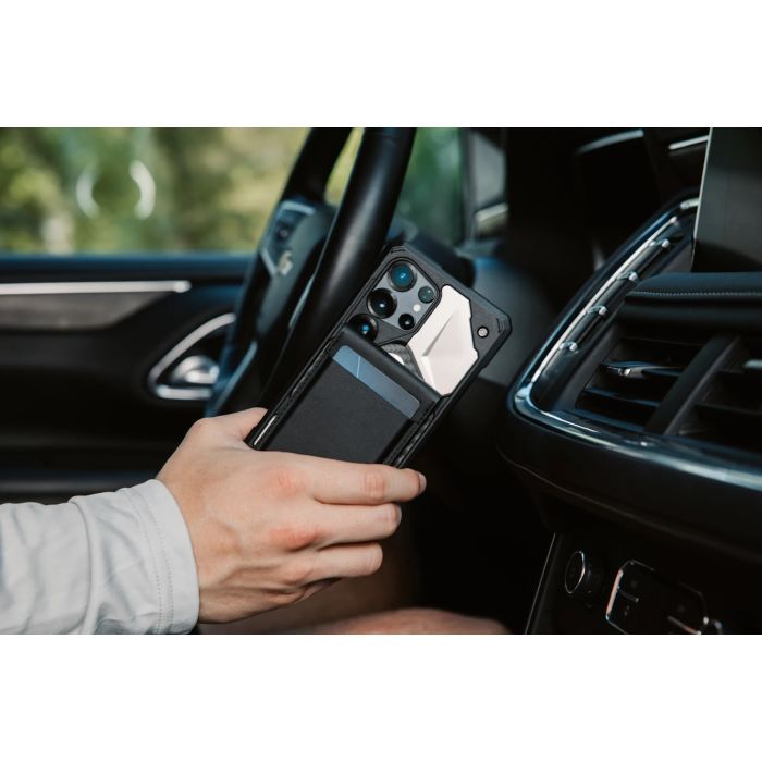 Чехол для мобильного телефона UAG Magnetic with Stand Metropolis Wallet PU Black (964445114040) изображение 11