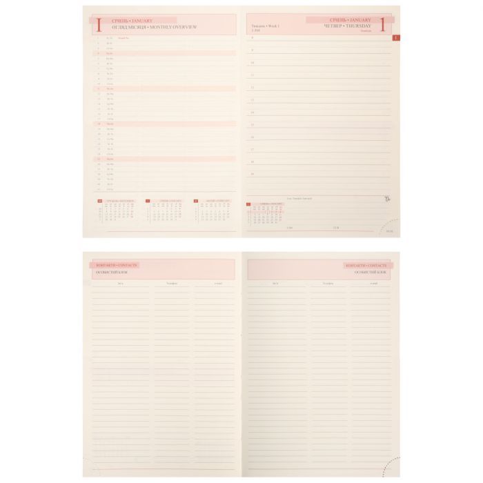 Тижневик Leo planner А5 датований 2026 "Credo", інтегральний, смарагдовий, 368 сторінок (252646) зображення 9