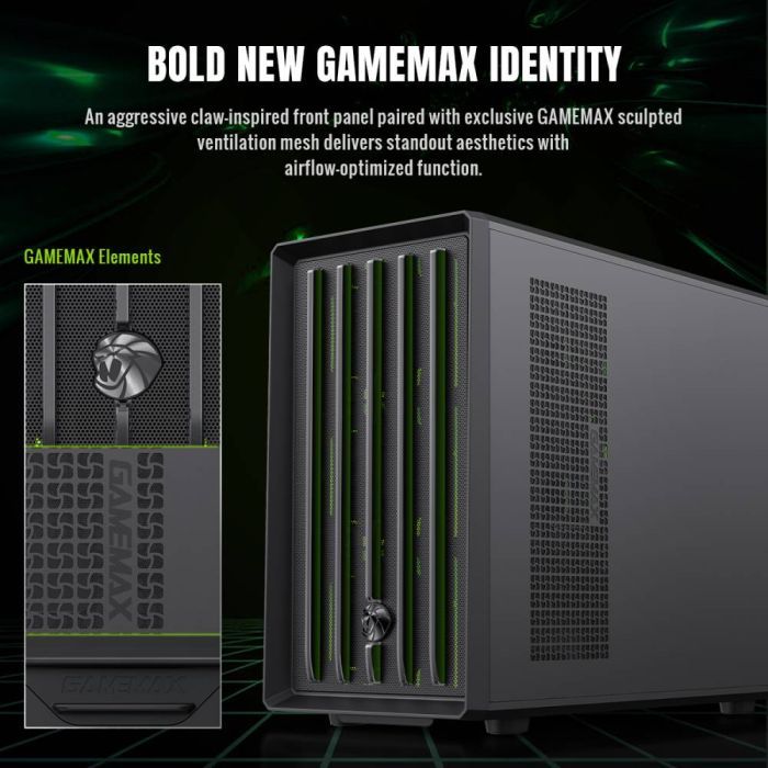 Корпус для ПК Gamemax Claw 360 BK изображение 8