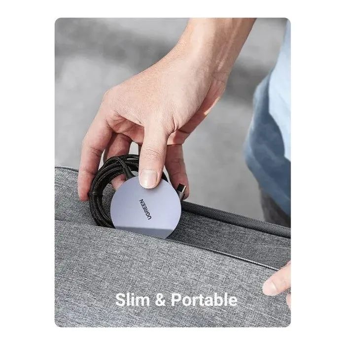 Зарядний пристрій Ugreen Magnetic Wireless Charger 15W CD245 (30233) зображення 6